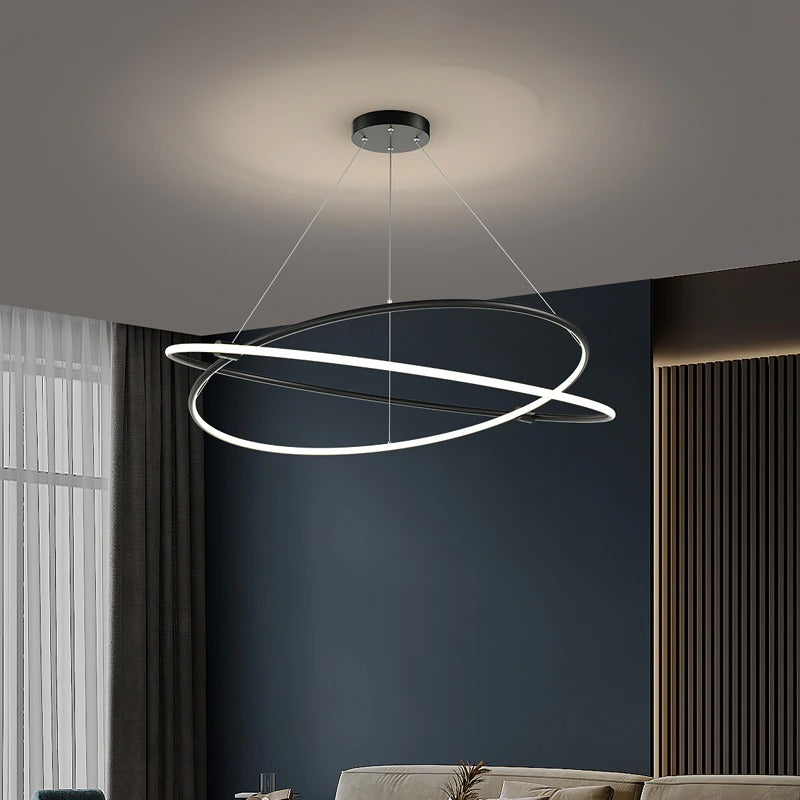 Simple Two Ring Indoor Decor Pendant Lamps