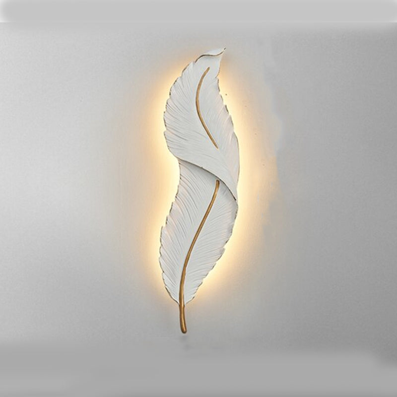 Nordic Creative LED Decor Indoor Feather Wall Lights