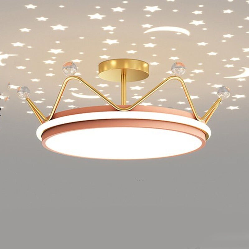 Modern Crown Designed Indoor LED Chandelier Light