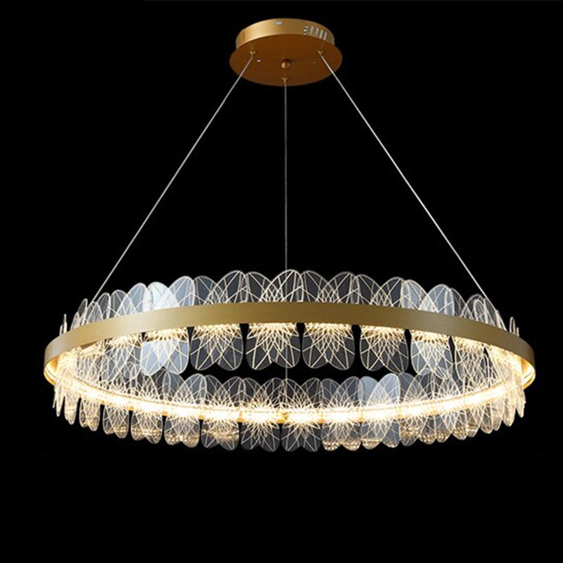 Modern LED Shadeless Chandelier Pendant Lamp