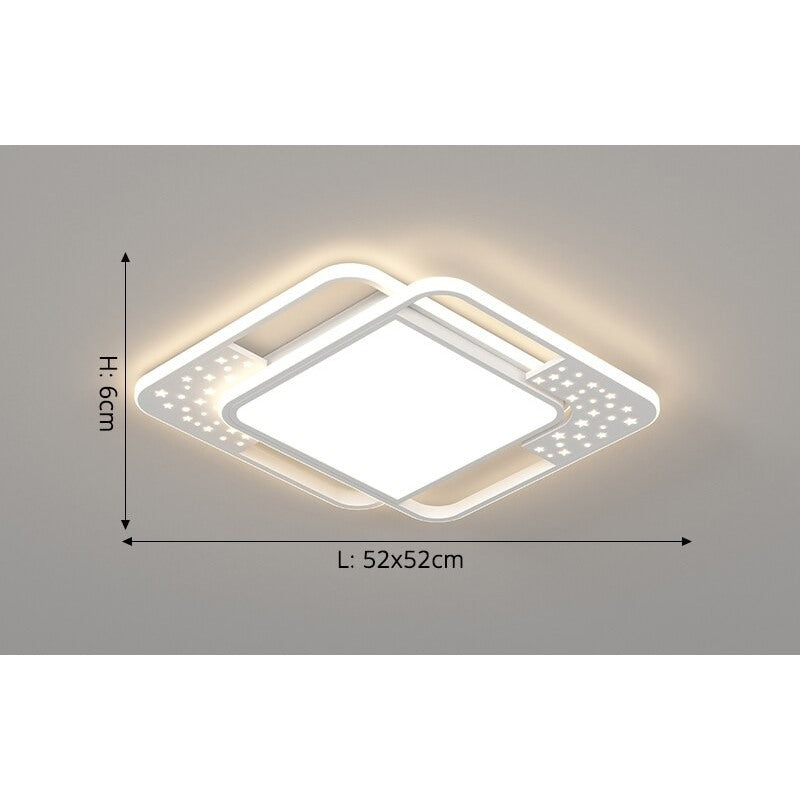 Simple Star Decor LED Ceiling Lighting Fixtures